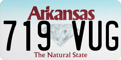 AR license plate 719VUG