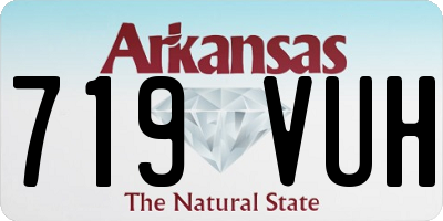 AR license plate 719VUH