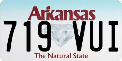 AR license plate 719VUI