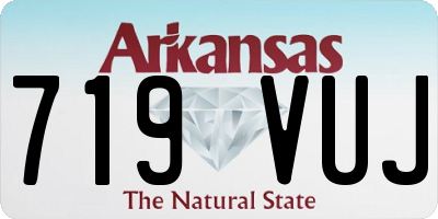 AR license plate 719VUJ