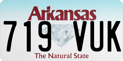 AR license plate 719VUK