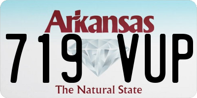 AR license plate 719VUP