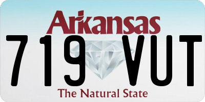 AR license plate 719VUT