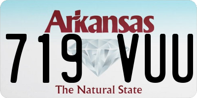AR license plate 719VUU