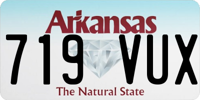 AR license plate 719VUX