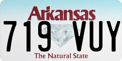 AR license plate 719VUY
