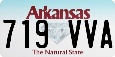 AR license plate 719VVA