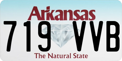 AR license plate 719VVB
