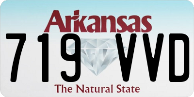 AR license plate 719VVD