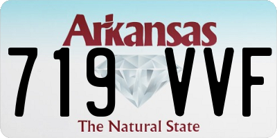 AR license plate 719VVF