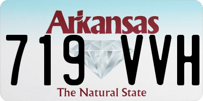 AR license plate 719VVH