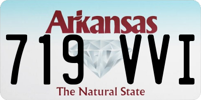 AR license plate 719VVI