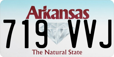 AR license plate 719VVJ
