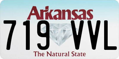 AR license plate 719VVL