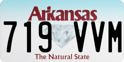 AR license plate 719VVM