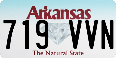 AR license plate 719VVN