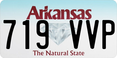AR license plate 719VVP