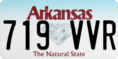 AR license plate 719VVR