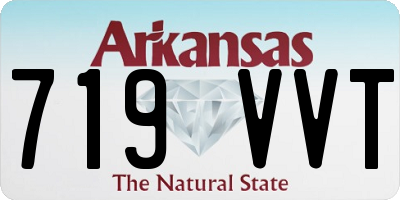 AR license plate 719VVT