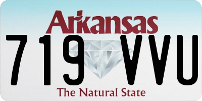 AR license plate 719VVU