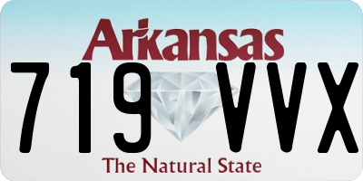 AR license plate 719VVX