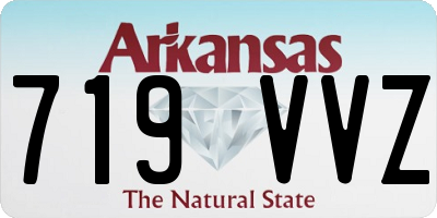 AR license plate 719VVZ