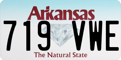 AR license plate 719VWE