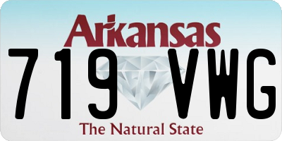 AR license plate 719VWG