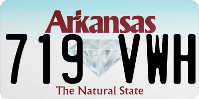 AR license plate 719VWH