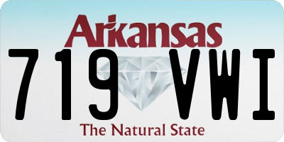 AR license plate 719VWI