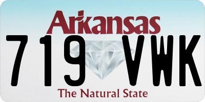 AR license plate 719VWK