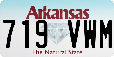 AR license plate 719VWM