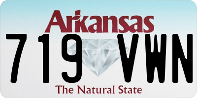 AR license plate 719VWN