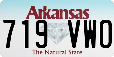 AR license plate 719VWO
