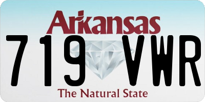 AR license plate 719VWR