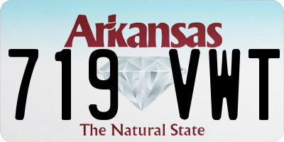 AR license plate 719VWT