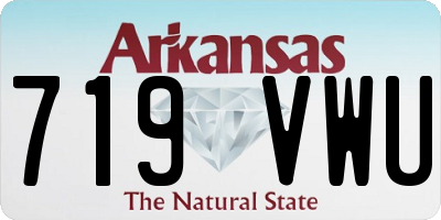 AR license plate 719VWU