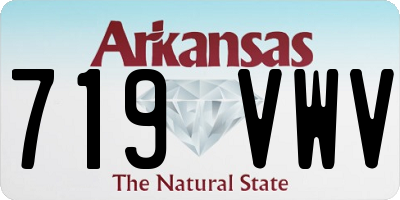 AR license plate 719VWV