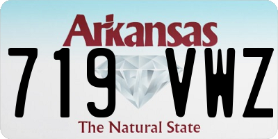 AR license plate 719VWZ
