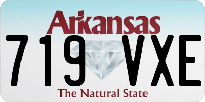 AR license plate 719VXE