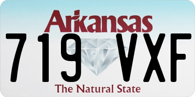 AR license plate 719VXF