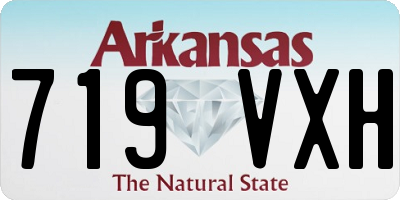AR license plate 719VXH