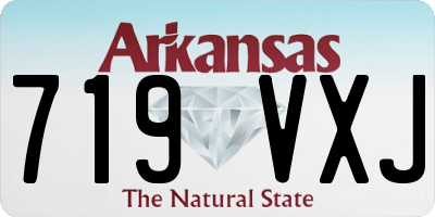 AR license plate 719VXJ
