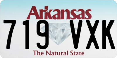 AR license plate 719VXK