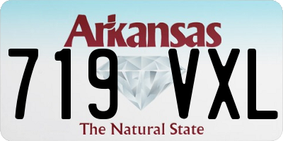 AR license plate 719VXL