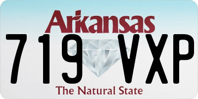 AR license plate 719VXP