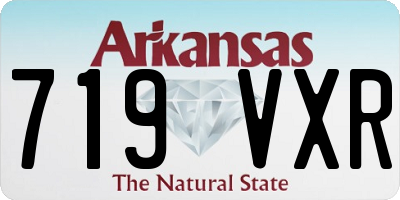 AR license plate 719VXR