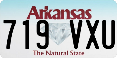 AR license plate 719VXU
