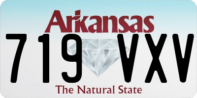 AR license plate 719VXV