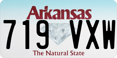 AR license plate 719VXW